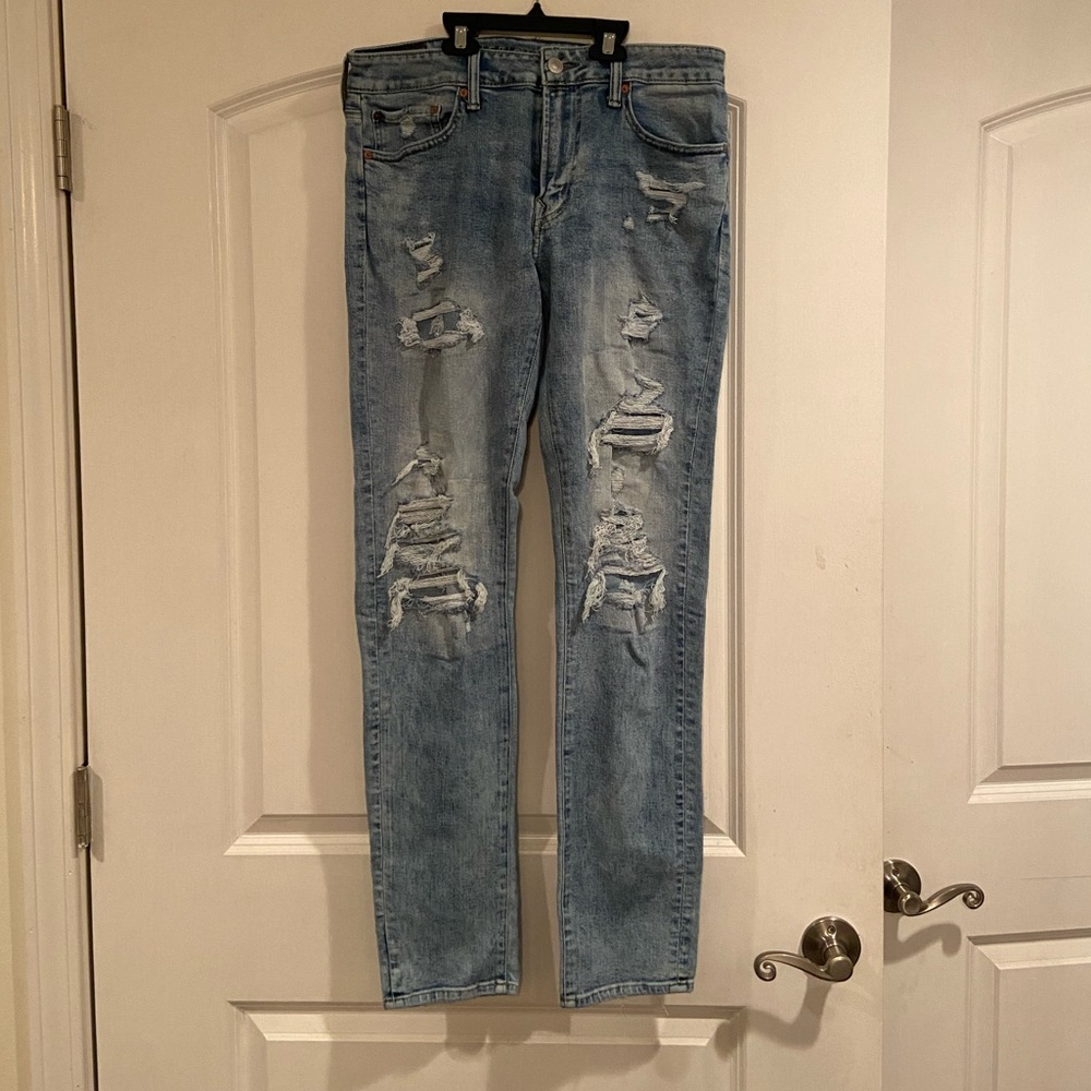 Mens American Eagle Skinny Jeans, 33x34, excellent condition